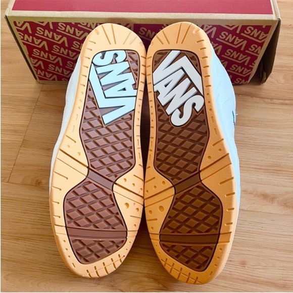 Vans Upland Leather Shoes White Multi Mens 8.5 US Women 10.0 US - Picture 11 of 12